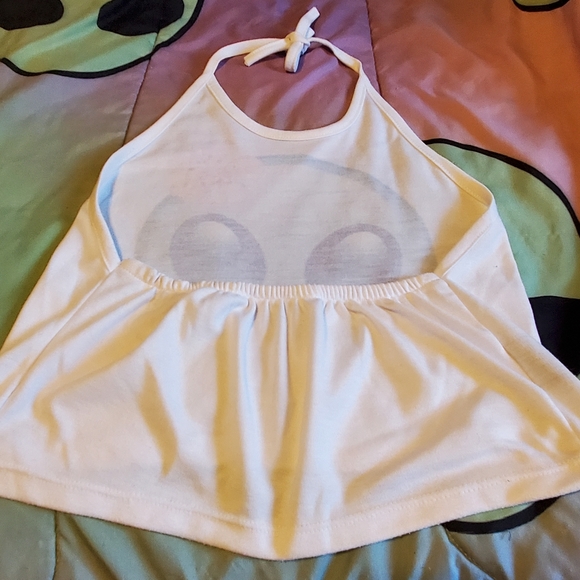 Alien Emoji Happy Monday Crop Top Flower Peace - Picture 6 of 6